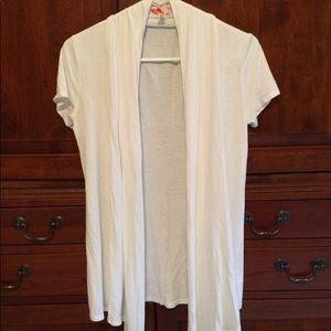 White cardigan